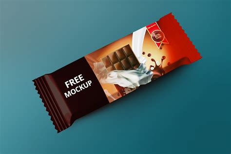 chocolate snack bar mockup  mockup