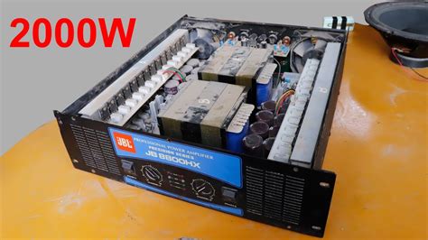 Restoration 2000w Power Amplifier By Replace Transistor C5200 40pcs