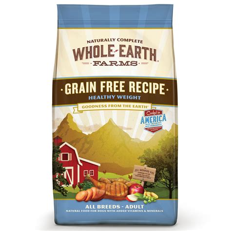 (this is an affiliate link). Whole Earth Farms Grain Free Healthy Weight Recipe Dry Dog ...