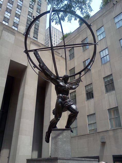 Atlas Statue New York City New York