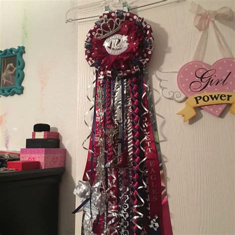 Homecoming Mum For Drill Team Diy Homecoming Mums Girl Power Homecoming