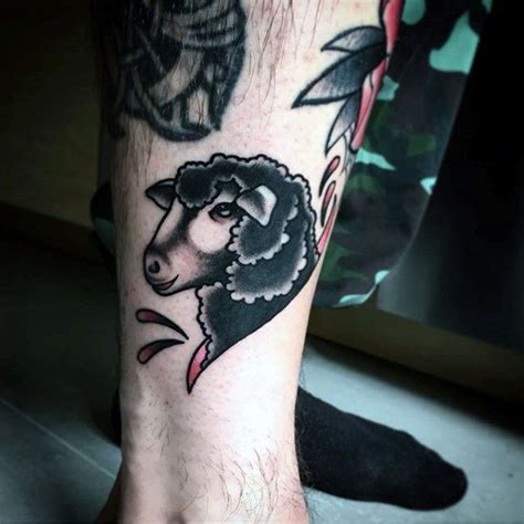 60 Schafe Tattoo Designs Für Männer Fleece Ink Ideen Mann Stil Tattoo Sheep Tattoo