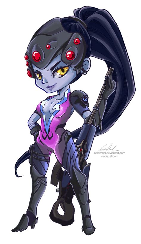 Chibi Overwatch Widowmaker By Nadiaxel On Deviantart