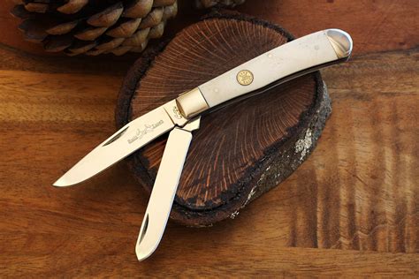 Double Blade Pocket Knife Multi Tool Two Blade Folding Knife With