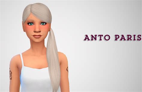 My Sims 4 Blog Anto Hair Retexture Set By Swirlgoodies