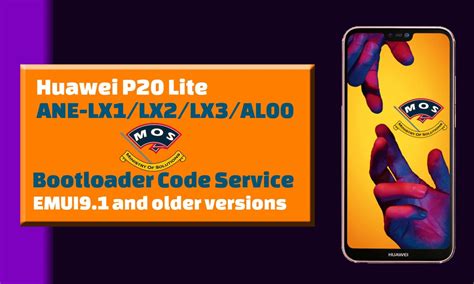 Huawei P20 Lite Bootloader Code Service Emui91 Ane Lx1lx2lx3al00