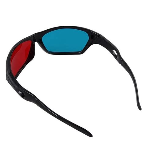 O Red Blue Cyan Anaglyph Simple Style 3d Glasses 3d Movie Game