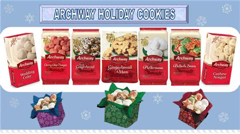 Archway cookies is an american cookie manufacturer, founded in 1936 in battle creek, michigan. Archway Christmas Cookies - House Cookies