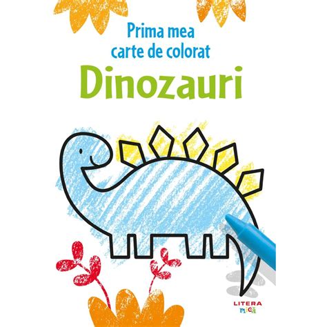 Dinozauri Prima Mea Carte De Colorat Pampamro