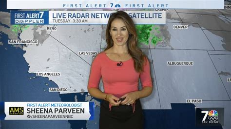 Sheena Parveens Morning Forecast For Oct 26 2021 Nbc 7 San Diego