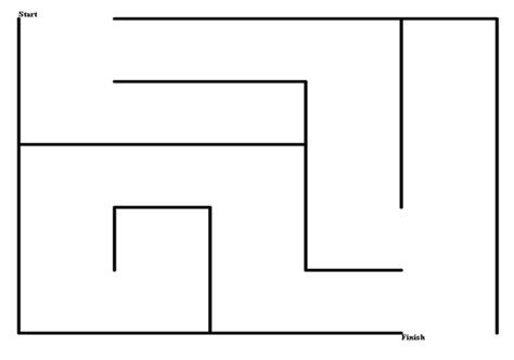 How To Draw A Maze Easy