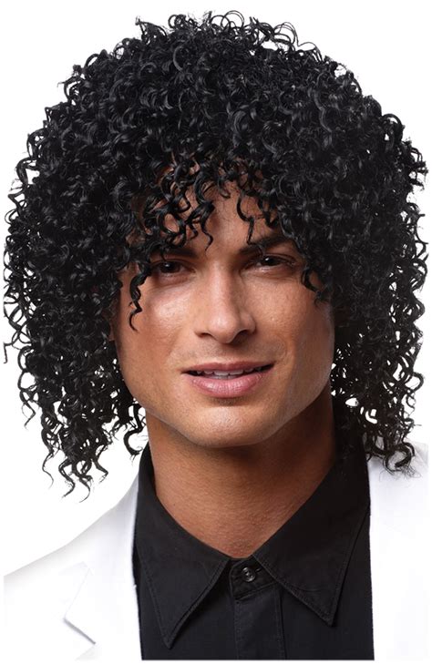 Mens Curly Style Shabba Do Costume Wig Theatrical Wigs Mens