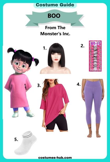 Boo From The Monsters Inc Costume For Adults And Kids Costumes Hub