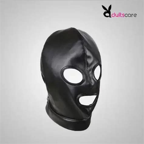 leather mask for sex fetish slave role play