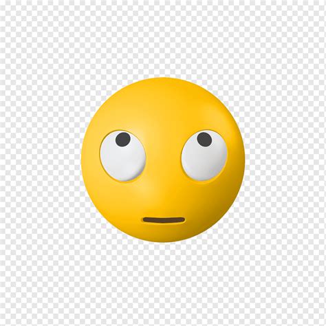 Face With Rolling Eyes Emoji D Illustration Png Pngwing