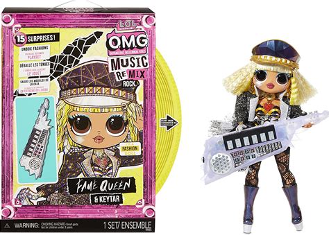 Buy Lol Surprise Omg Remix Rock Fame Queen Fashion Doll With 15