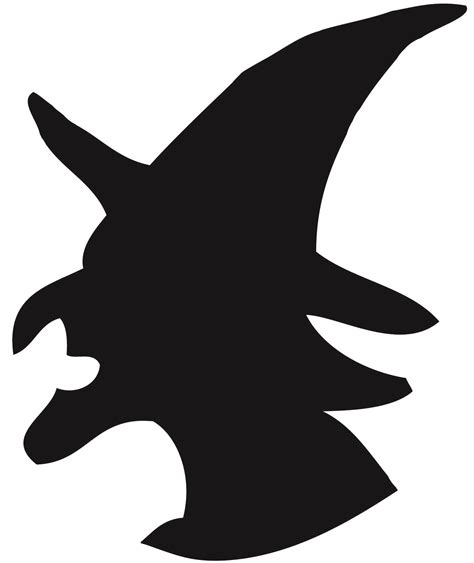 Halloween Witch Silhouette Templates At Getdrawings Free Download