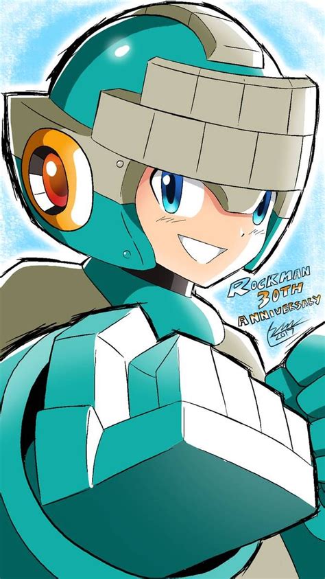 Mega Man 30th Anniversary New Mega Man By Saitokun Exe On Deviantart