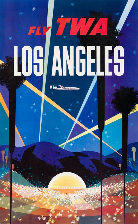 Famous Vintage Poster Artists Original Vintage Airline Posters