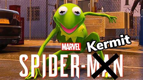 What If Kermit The Frog Got Bit By A Radioactive Spider Spiderman