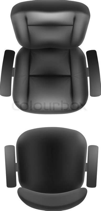 Office Chair And Boss Armchair Top Stock Vector Colourbox