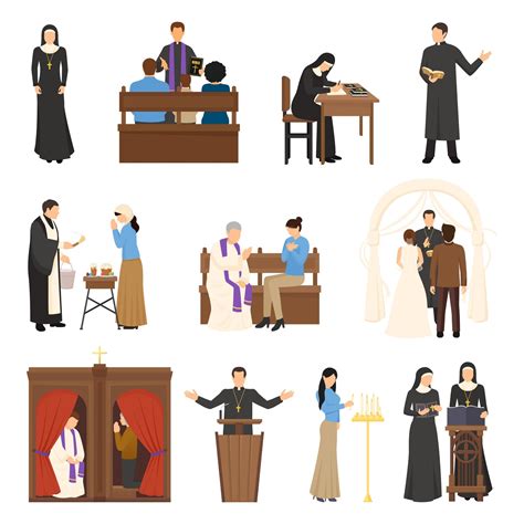 Set Of Religious Characters 1393787 Vector Art At Vecteezy