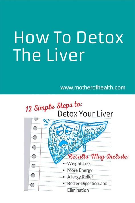 How To Detox The Liver In 10 Days Mother Of Health