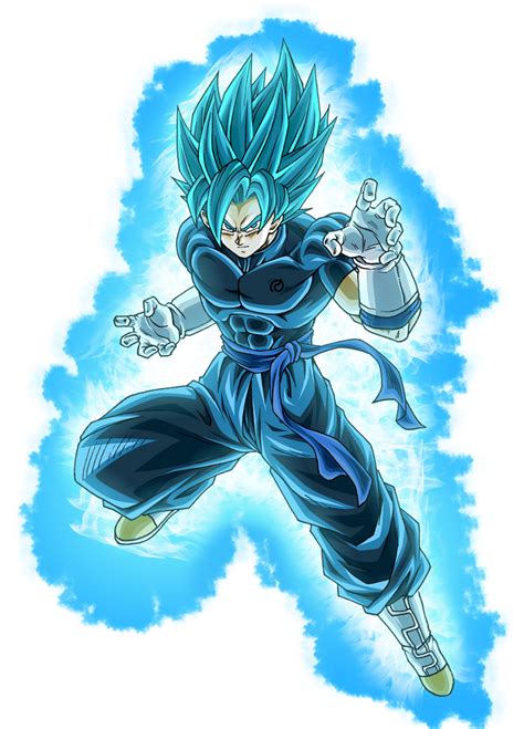 Ex Gogeta Ssb With Aura By Blackflim On Deviantart