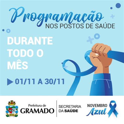 Gramado divulga programação alusiva à campanha Novembro Azul