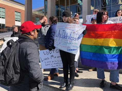 About 30 Liberty University Students Protest Falwells Gender Identity