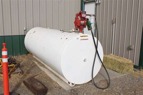 1000 Gallon Fuel Tank Wfill Rite Pump 115v Musser Bros Inc