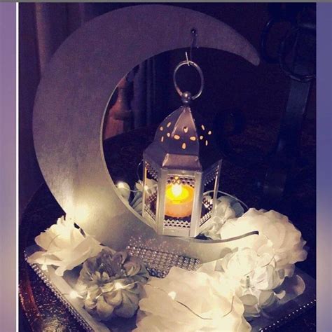 Moon And Star Baby Shower Centerpiece With Led Lights And Etsy