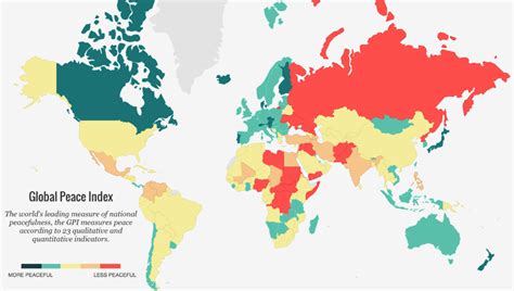 2018 gpi was twelfth edition of index since it was launched in 2006. Global Peace Index 2016 Rankings Reveal Surprising Results