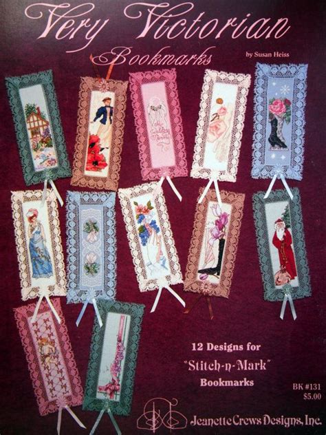 The 2021 just cross stitch halloween magazine has arrived! Very Victorian Bookmarks For Stitch-N-Mark Bookmarks By ...