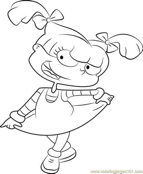 Angelica From Rugrats Coloring Page Images And Photos Finder