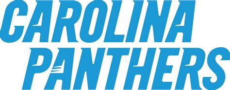 Carolina Panthers Wordmark Logo 2012 Pres Word Mark Logo