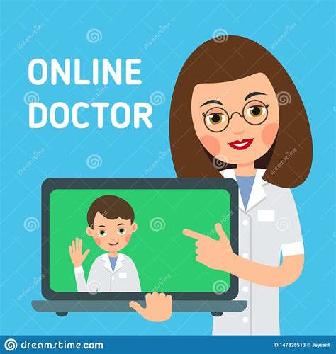 It was good and compared to other websites they cost much higher than finding doc. Online Doctor. Concept Of Modern Healthcare. Nurse Shows ...