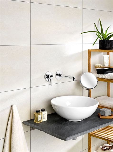 Dumawall Plus Beige Solid Bathroom Wall Tile Mb Diy
