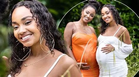 Pregnant Leigh Anne Pinnock Gushes Over Footballer Fiancé In Sweet Birthday Message Mirror Online