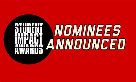 Impact Award Nominees Announced Announce University Of Nebraska