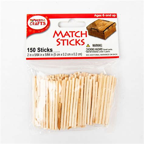 Natural Wooden Match Sticks 150 Pieces