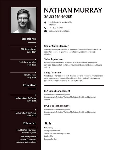 14 Simple Resume Examples Templates In Word Indesign