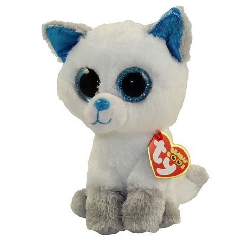 Rare Ty Beanie Boos 9” Frost The White Blue Arctic Fox Lagoagrio Gob Ec