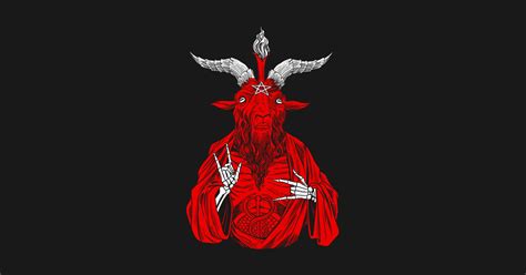 Maybe you would like to learn more about one of these? AntiChrist loves Baphomet goat Pagan Heretic 666 - Baphomet 666 - T-Shirt | TeePublic
