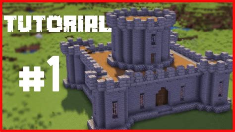 Tutorial Como Hacer Un Castillo Peque O En Minecraft Parte Youtube