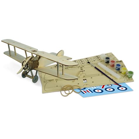 A new line of toys made in wood for kids above 8 years. Sopwith Camel | Kids Model | Full Kit | ModelSpace