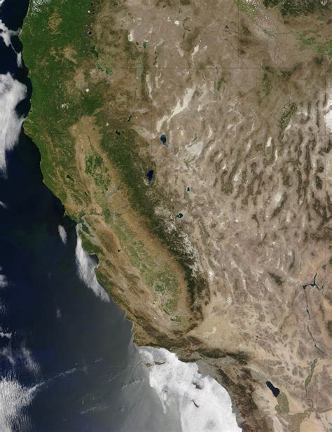 Nasa Visible Earth California And Nevada