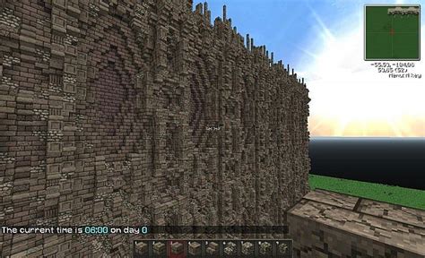 Minecraft Huge Wall Minecraft Project