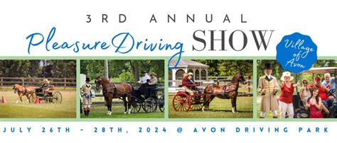 Avon Driving Park Pleasure Show Western Ny Combined Carriage Association