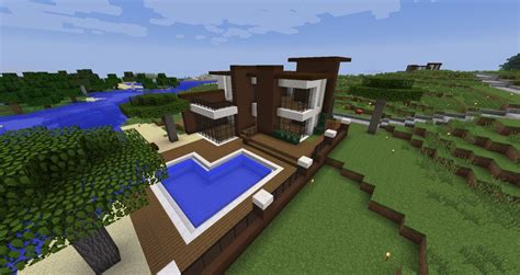 Modern Beach House Minecraft Map